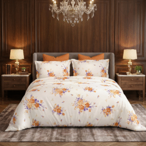 bombay dyeing 180 tc king size bedsheet with 2 pillow covers | 100% pure cotton | large size (274cm x 274cm) | soft, breathable & durable | florentine 7872 violet