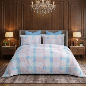 bombay dyeing 180 tc king size bedsheet with 2 pillow covers | 100% pure cotton | large size (274cm x 274cm) | soft, breathable & durable | florentine 7875 blue
