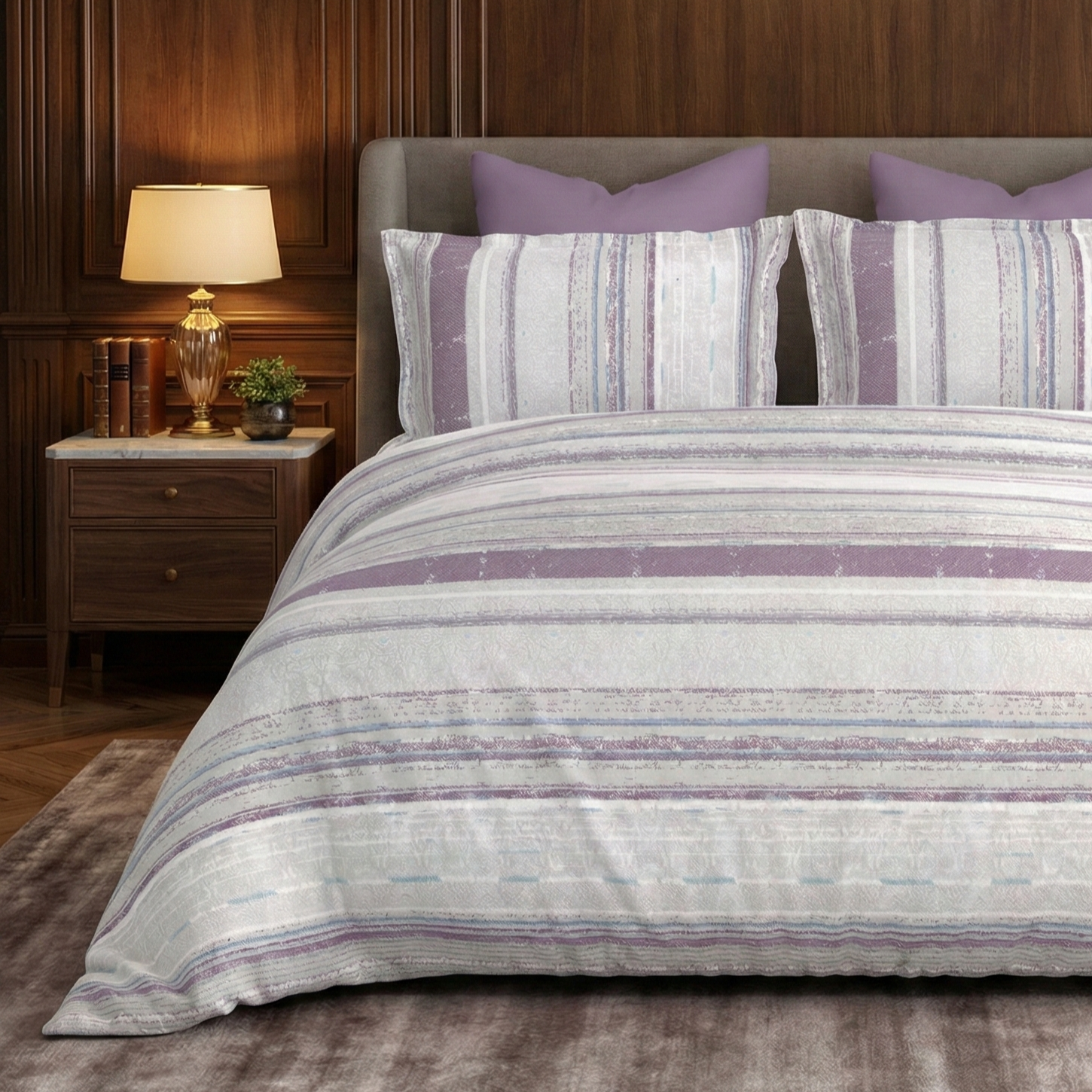 bombay dyeing 180 tc king size bedsheet with 2 pillow covers | 100% pure cotton | large size (274cm x 274cm) | soft, breathable & durable | florentine 7876 grey